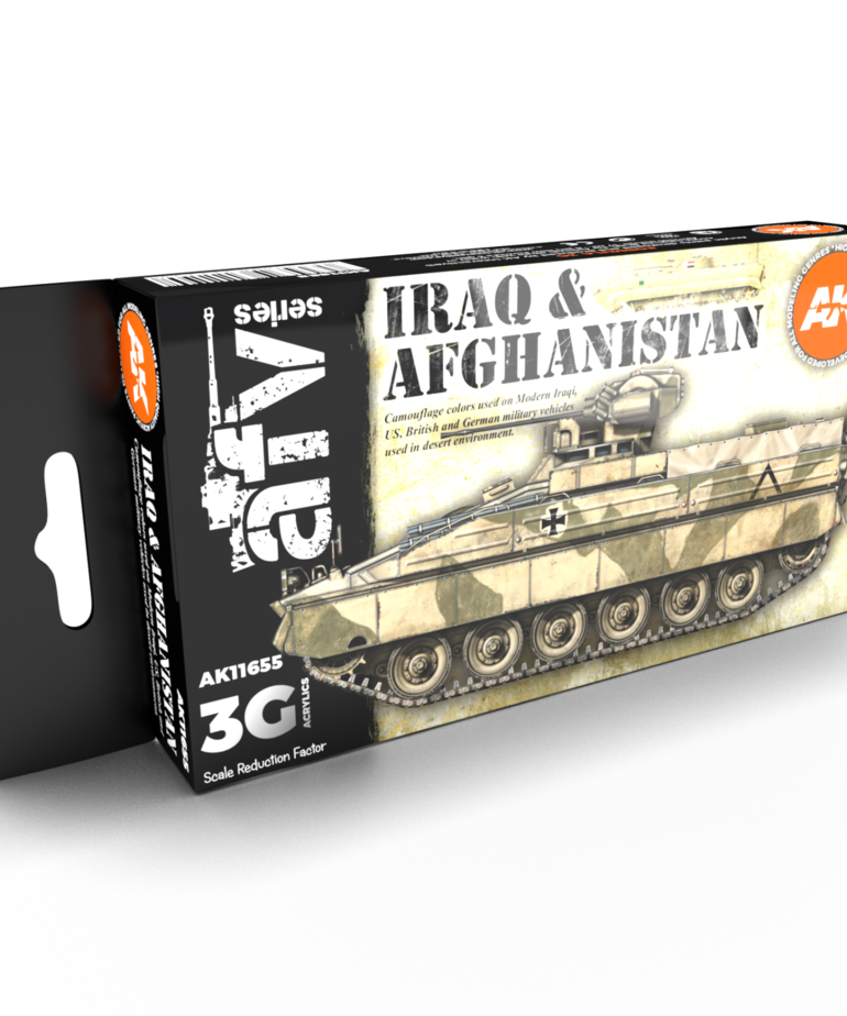 AK Interactive AK11655 3G AFV Iraq & Afghanistan (6) Set