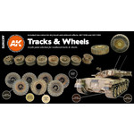 AK Interactive AK11672 3G AFV Tracks And Wheels (6) Set