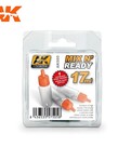 AK Interactive AK505 Mix And Ready - Acrylics (6 Empty, 17ml Jars With Shaker Ball)
