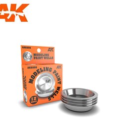 AK Interactive AK8206 Modelling Paint Wells (12) Set