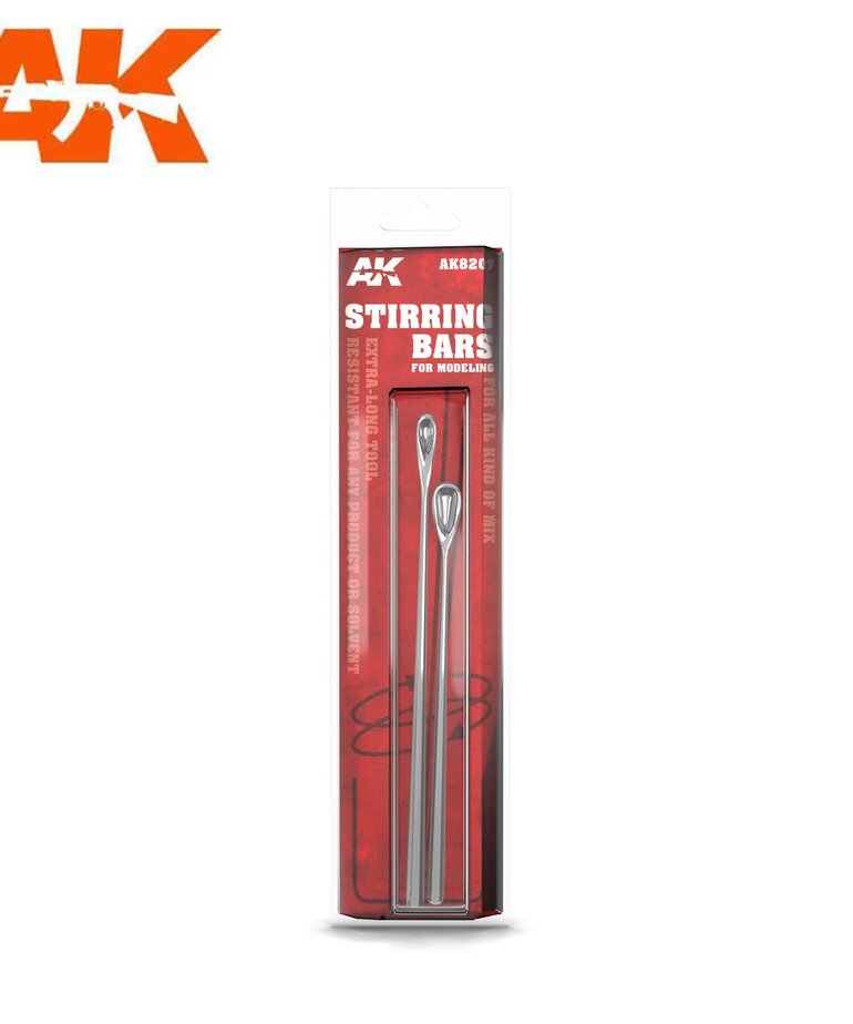 AK Interactive AK8207 Stirring Bars for Modelling (2) Set