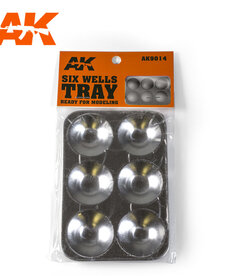 AK Interactive AK9014 Six Wells Tray