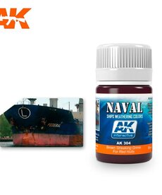 AK Interactive AK304 Weathering Effects Brown Streaking Grime For Red Hulls 35ml