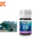 AK Interactive AK305 Weathering Effects Streaking Grime For Light Grey Ships 35ml