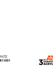 AK Interactive AK11001 3G Acrylic White 17ml