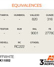 AK Interactive AK11002 3G Acrylic Off-White 17ml