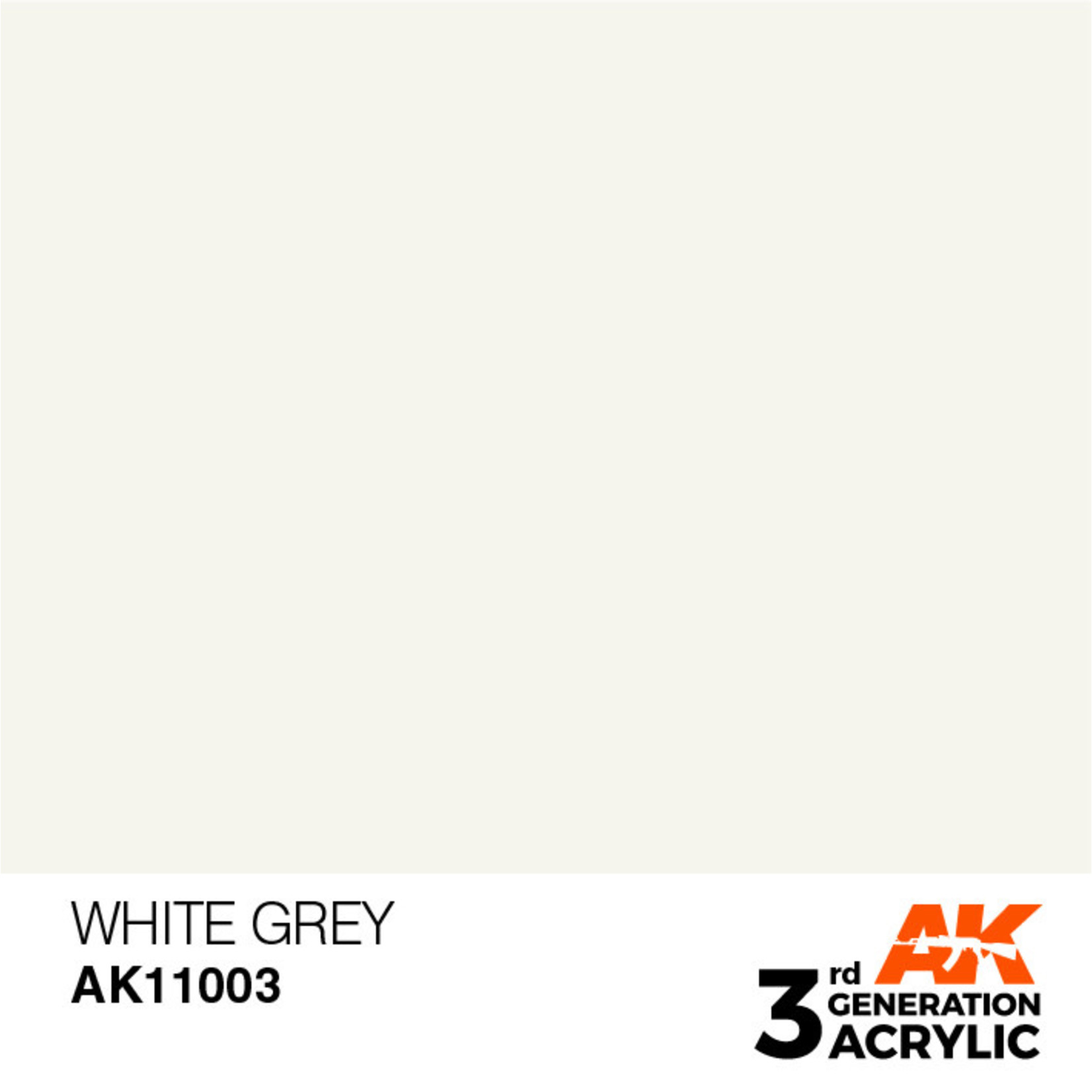 AK Interactive AK11003 3G Acrylic White Grey 17ml