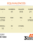 AK Interactive AK11004 3G Acrylic Ivory 17ml