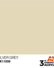 AK Interactive AK11006 3G Acrylic Silver Grey 17ml