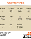 AK Interactive AK11006 3G Acrylic Silver Grey 17ml