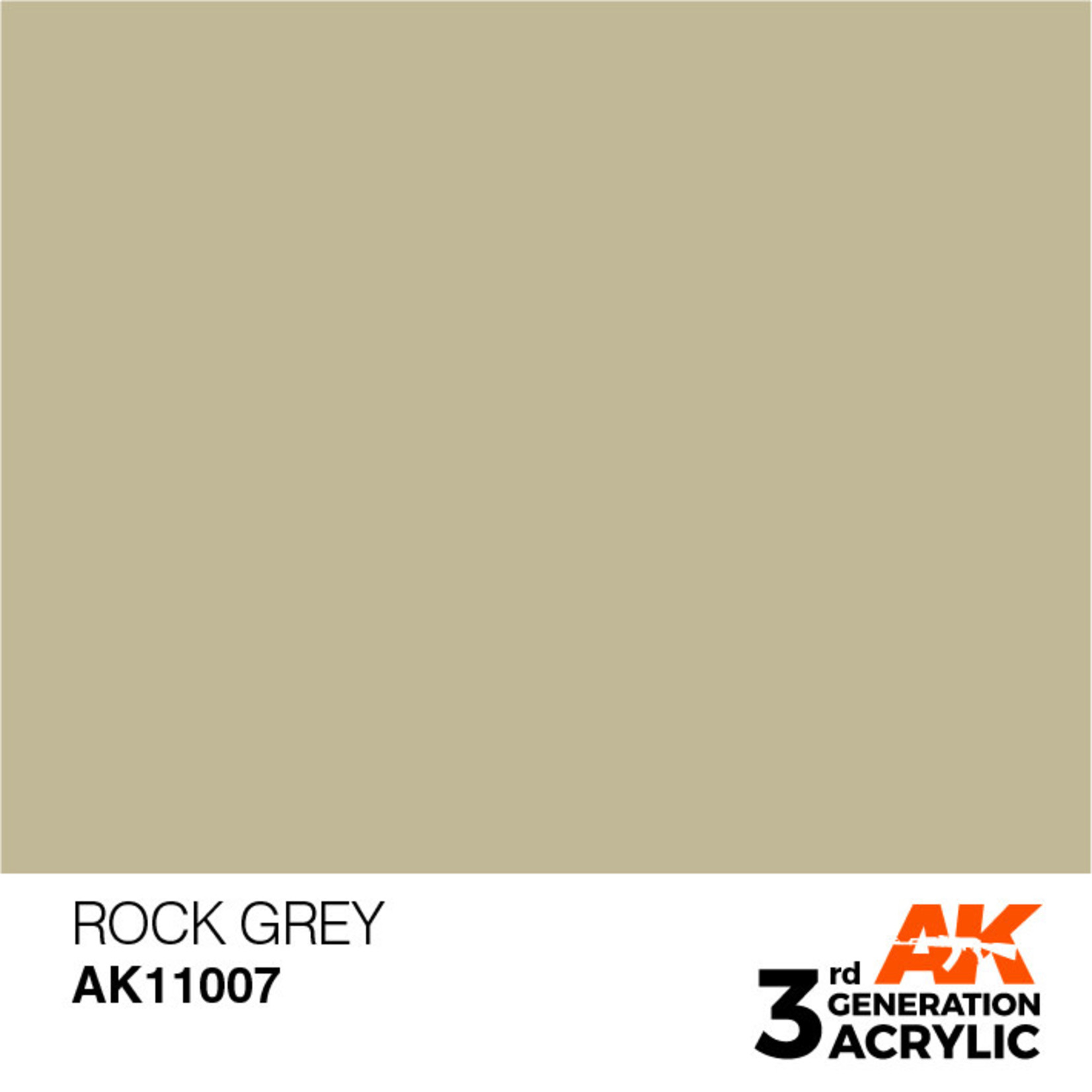 AK Interactive AK11007 3G Acrylic Rock Grey 17ml