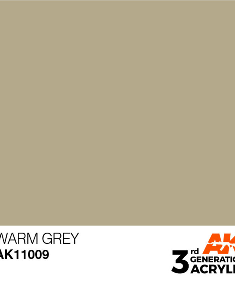 AK Interactive AK11009 3G Acrylic Warm Grey 17ml