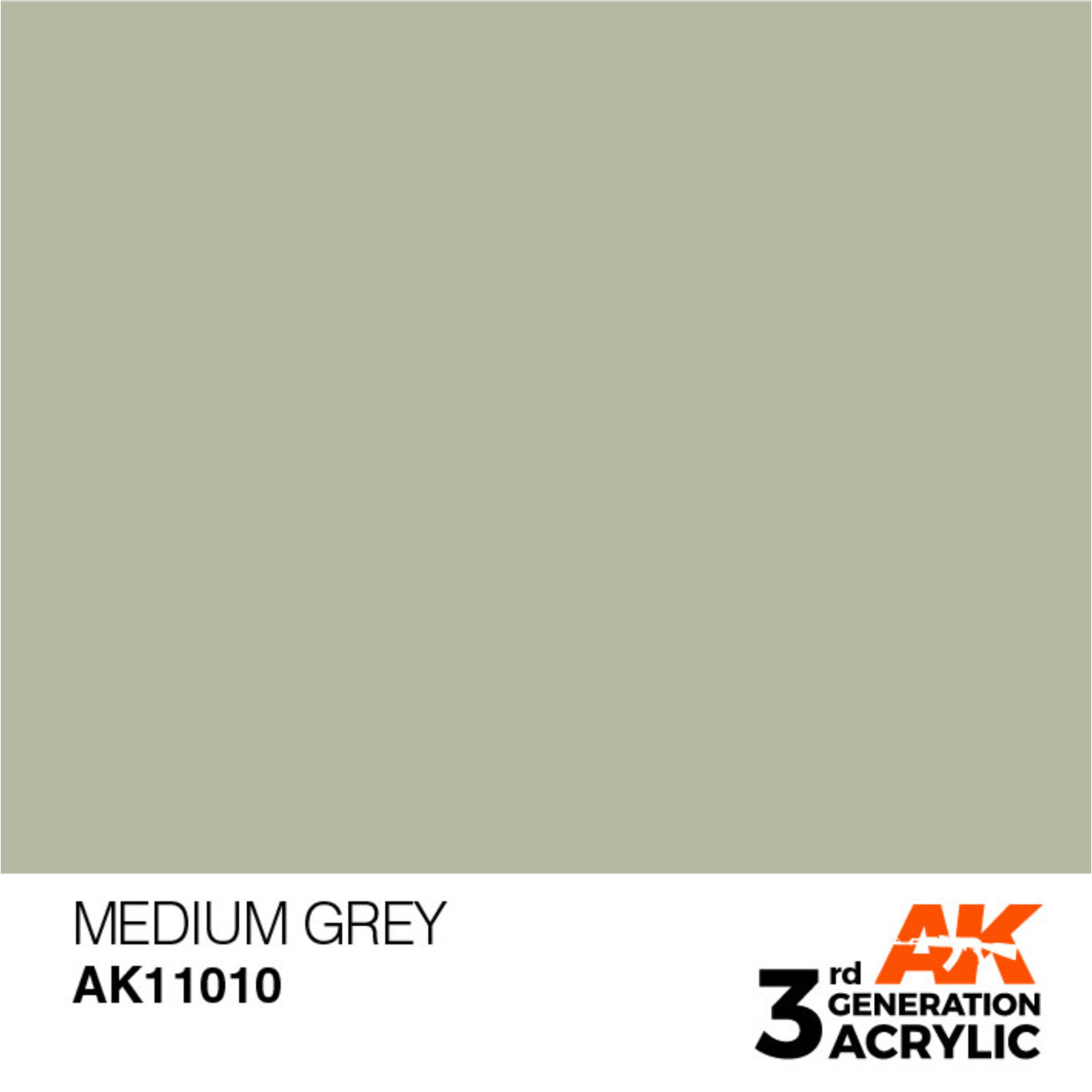 AK Interactive AK11010 3G Acrylic Medium Grey 17ml