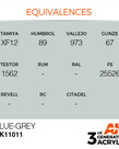 AK Interactive AK11011 3G Acrylic Blue-Grey 17ml