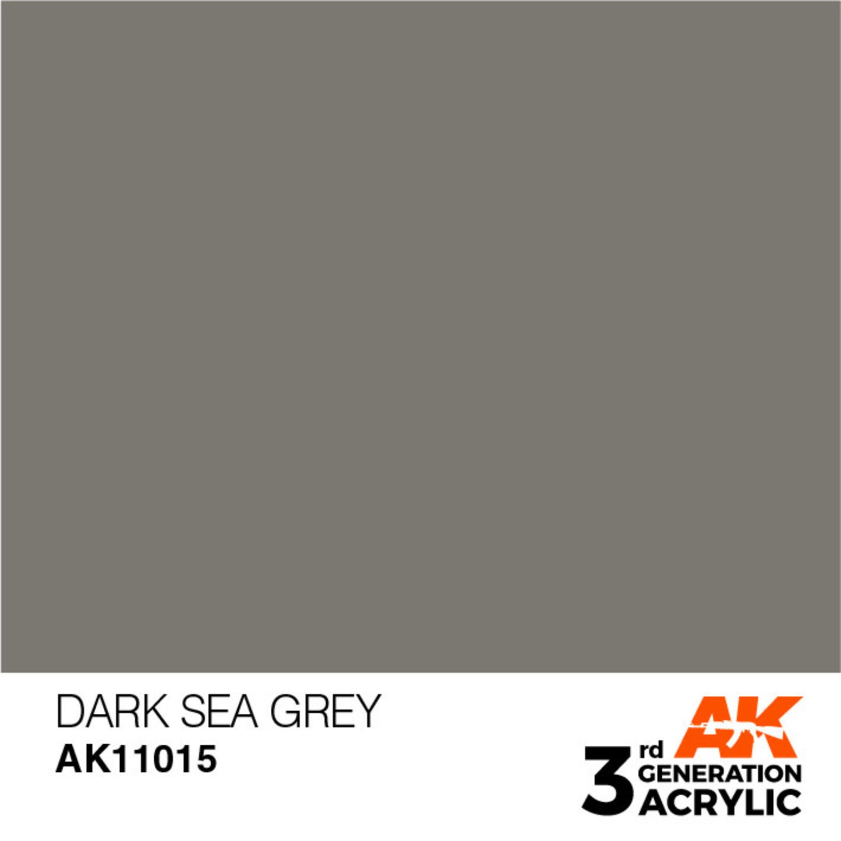 AK Interactive AK11015 3G Acrylic  Dark Sea Grey 17ml