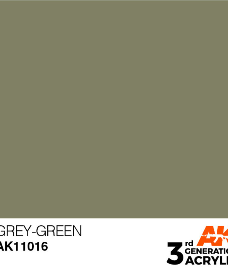 AK Interactive AK11016 3G Acrylic  Grey-Green 17ml