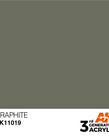 AK Interactive AK11019 3G Acrylic  Graphite 17ml