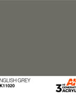 AK Interactive AK11020 3G Acrylic English Grey 17ml