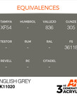AK Interactive AK11020 3G Acrylic English Grey 17ml