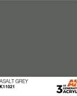 AK Interactive AK11021 3G Acrylic Basalt Grey 17ml
