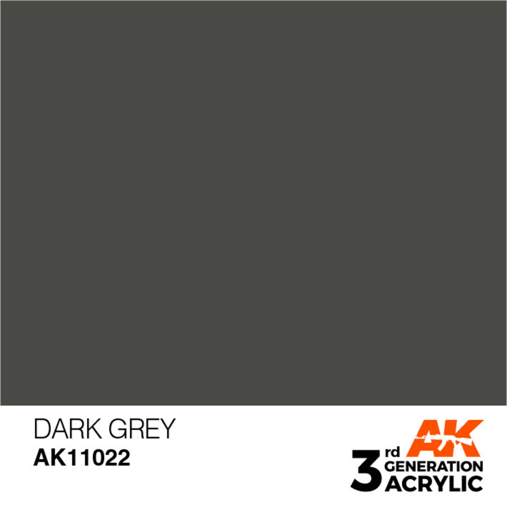 AK Interactive AK11022 3G Acrylic Dark Grey 17ml
