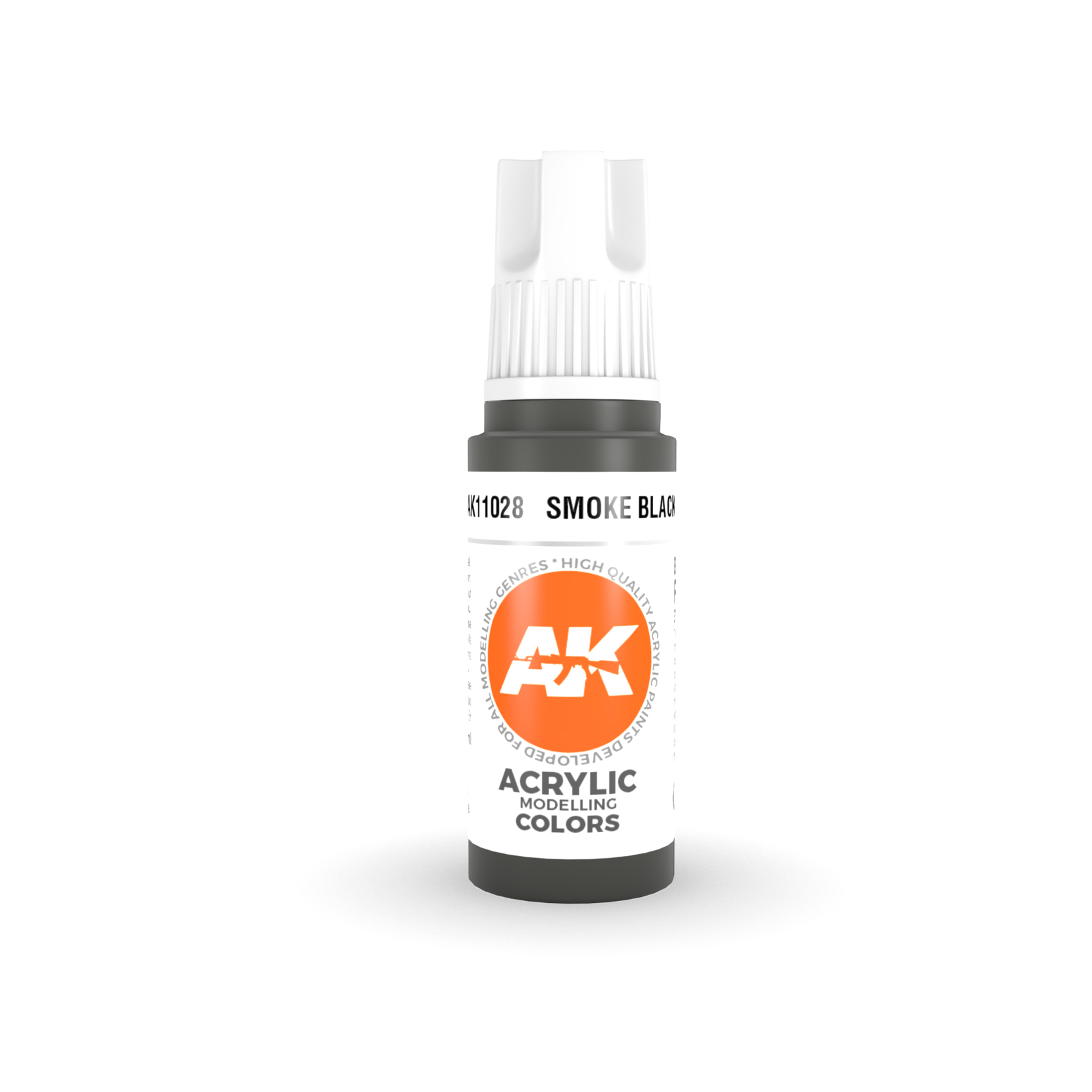 AK Interactive AK11028 3G Acrylic Smoke Black 17ml