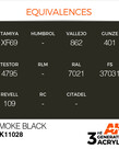 AK Interactive AK11028 3G Acrylic Smoke Black 17ml