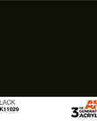 AK Interactive AK11029 3G Acrylic Black 17ml