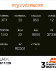 AK Interactive AK11029 3G Acrylic Black 17ml