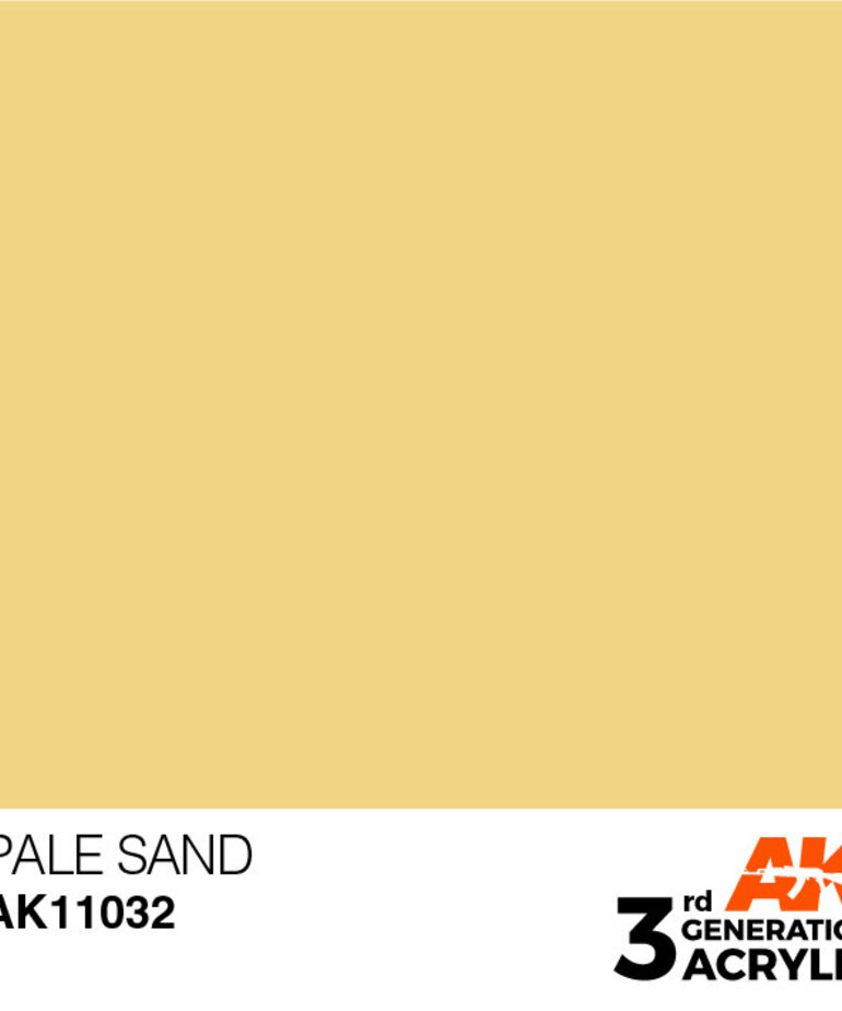 AK Interactive AK11032 3G Acrylic Pale Sand 17ml