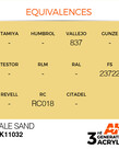 AK Interactive AK11032 3G Acrylic Pale Sand 17ml