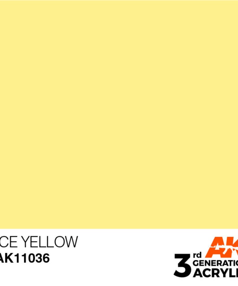 AK Interactive AK11036 3G Acrylic Ice Yellow 17ml