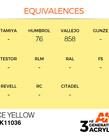 AK Interactive AK11036 3G Acrylic Ice Yellow 17ml
