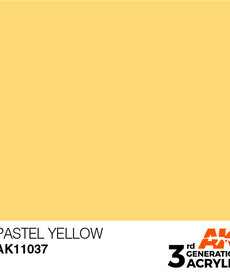 AK Interactive AK11037 3G Acrylic Pastel Yellow 17ml