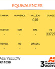 AK Interactive AK11038 3G Acrylic Pale Yellow 17ml