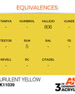 AK Interactive AK11039 3G Acrylic Purulent Yellow 17ml