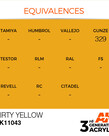 AK Interactive AK11043 3G Acrylic Dirty Yellow 17ml