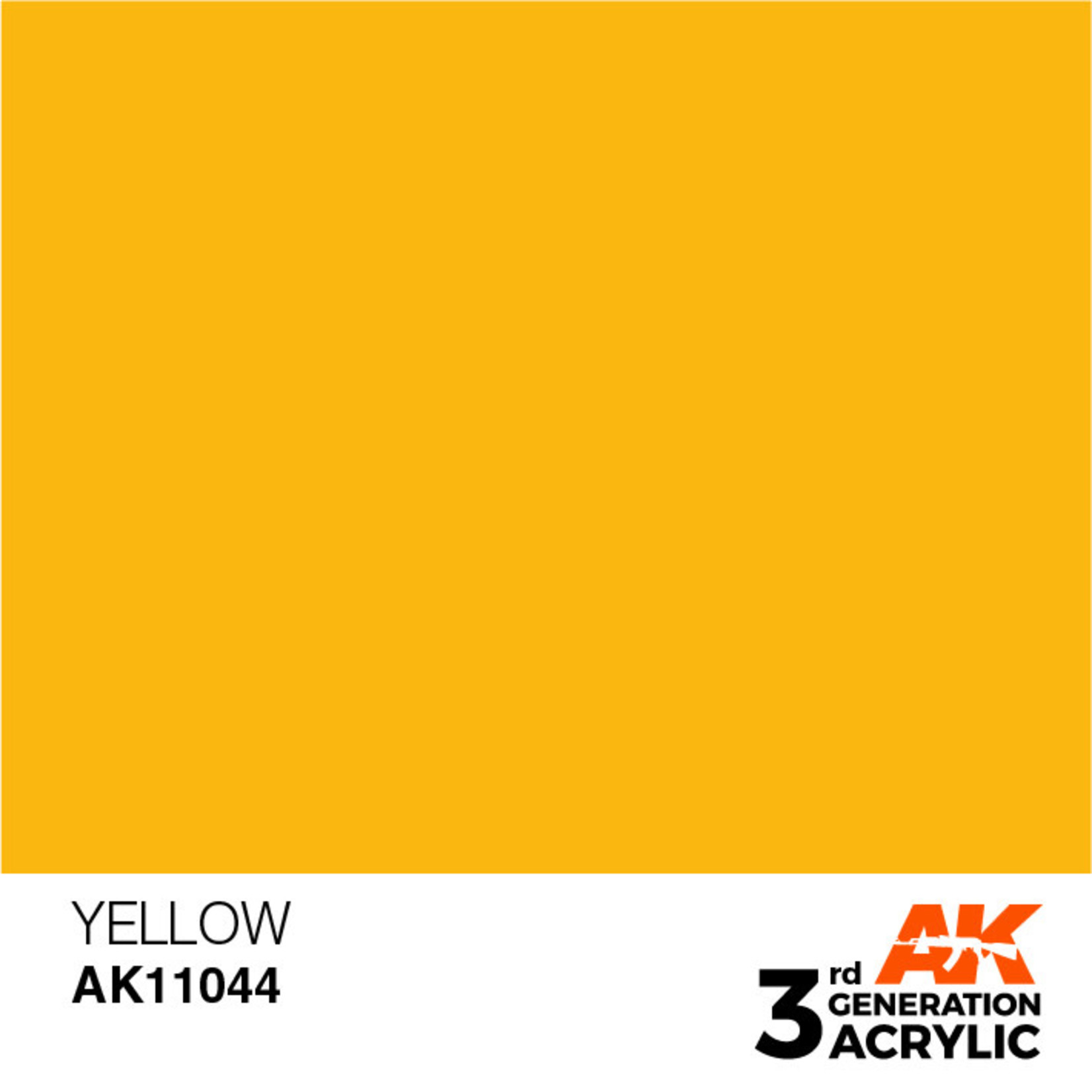 AK Interactive AK11044 3G Acrylic Yellow 17ml
