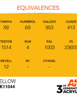 AK Interactive AK11044 3G Acrylic Yellow 17ml