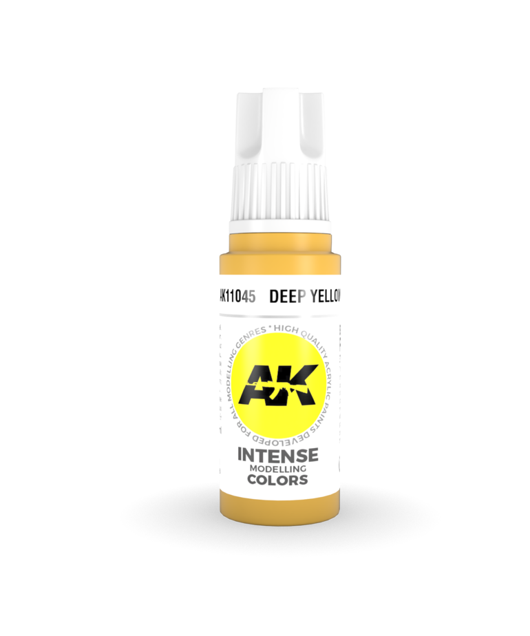 AK Interactive AK11045 3G Acrylic Deep Yellow 17ml