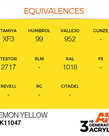 AK Interactive AK11047 3G Acrylic Lemon Yellow 17ml