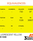 AK Interactive AK11049 3G Acrylic Fluorescent Yellow 17ml