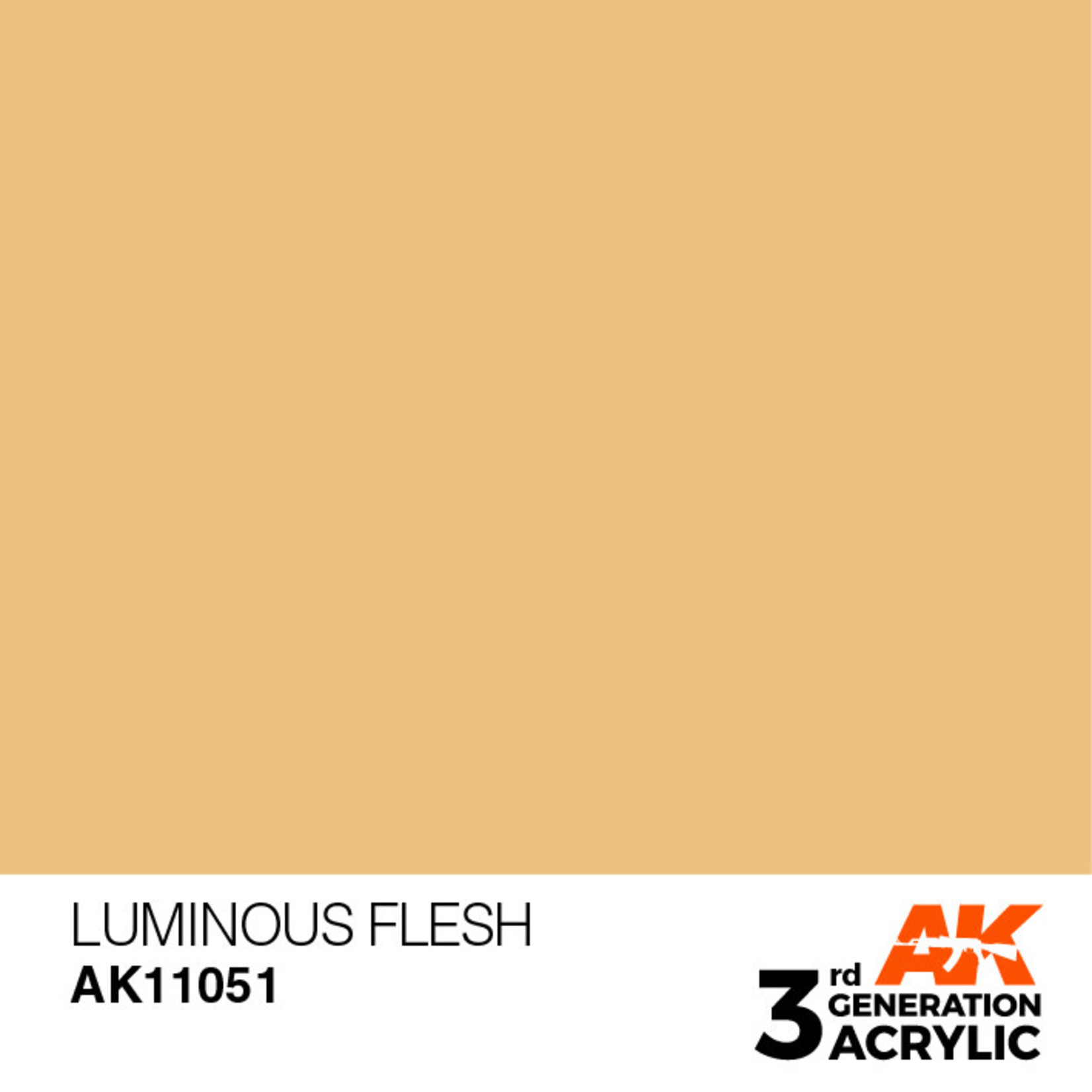 AK Interactive AK11051 3G Acrylic Luminous Flesh 17ml