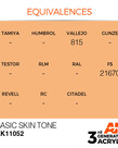 AK Interactive AK11052 3G Acrylic Basic Skin Tone 17ml