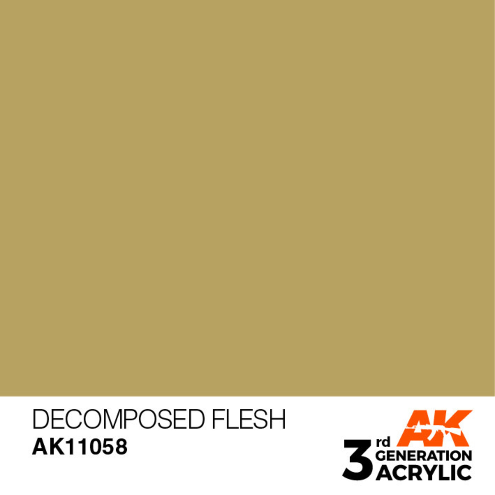 AK Interactive AK11058 3G Acrylic Decomposed Flesh 17ml