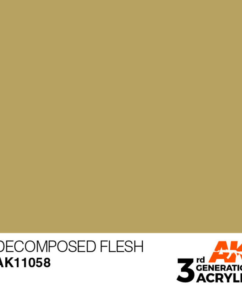 AK Interactive AK11058 3G Acrylic Decomposed Flesh 17ml
