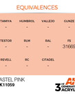 AK Interactive AK11059 3G Acrylic Pastel Pink 17ml
