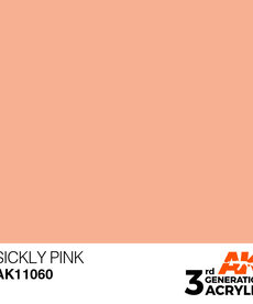 AK Interactive AK11060 3G Acrylic Sickly Pink 17ml