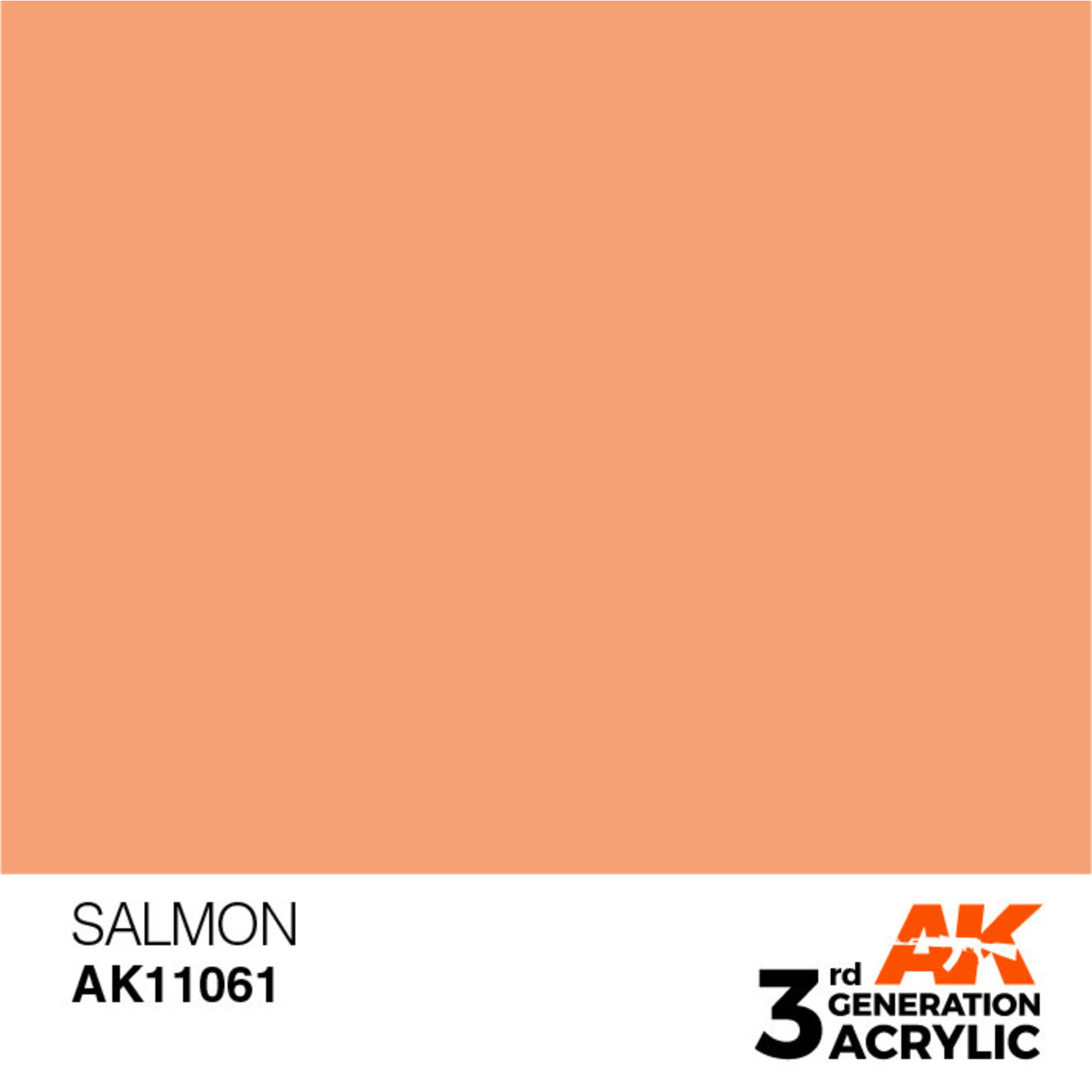 AK Interactive AK11061 3G Acrylic Salmon 17ml
