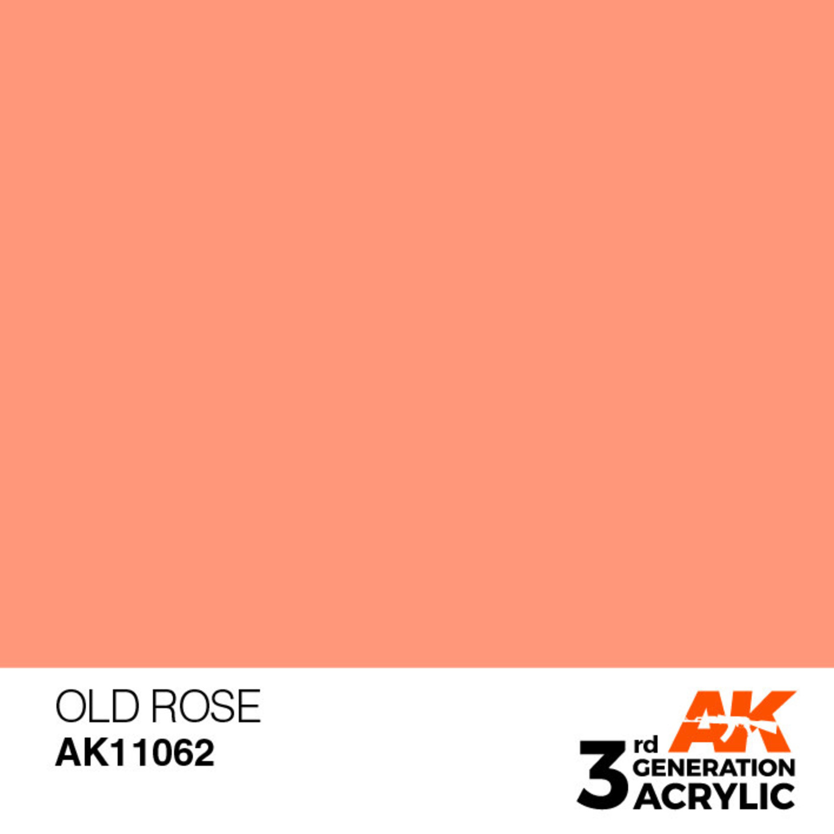 AK Interactive AK11062 3G Acrylic Old Rose 17ml